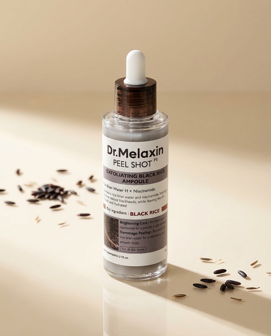 Dr.Melaxin Peel Shot Glow Black Rice Peeling Ampoule