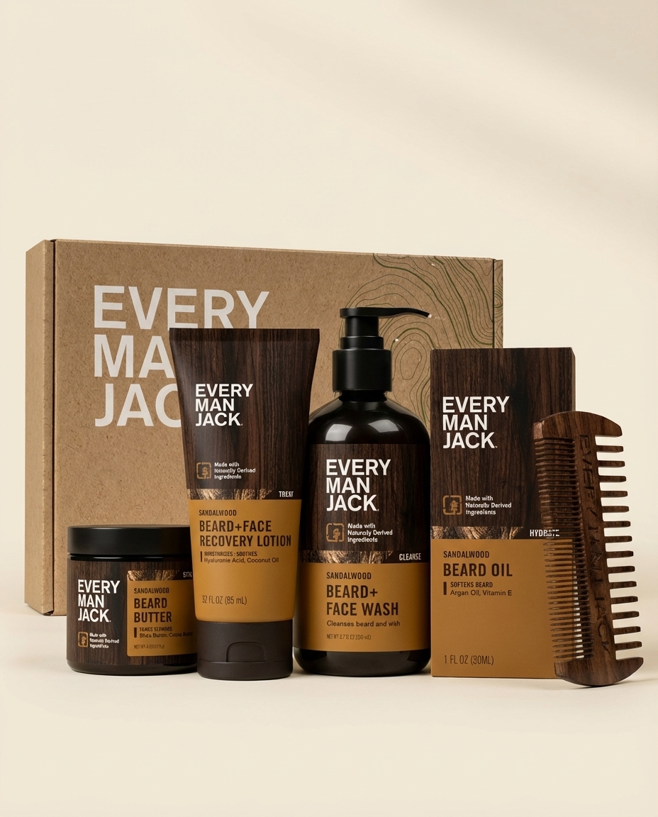 Every Man Jack Beard Essentials Gift Set